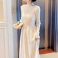 🎅Christmas Pre-sale🎁Gentle Style French Long Sleeve Knit Dress