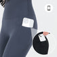 🎅Christmas Pre-sale🎁Women's Mesh High Waist Leggings with Side Pocket - Tummy Control & Butt Lifting