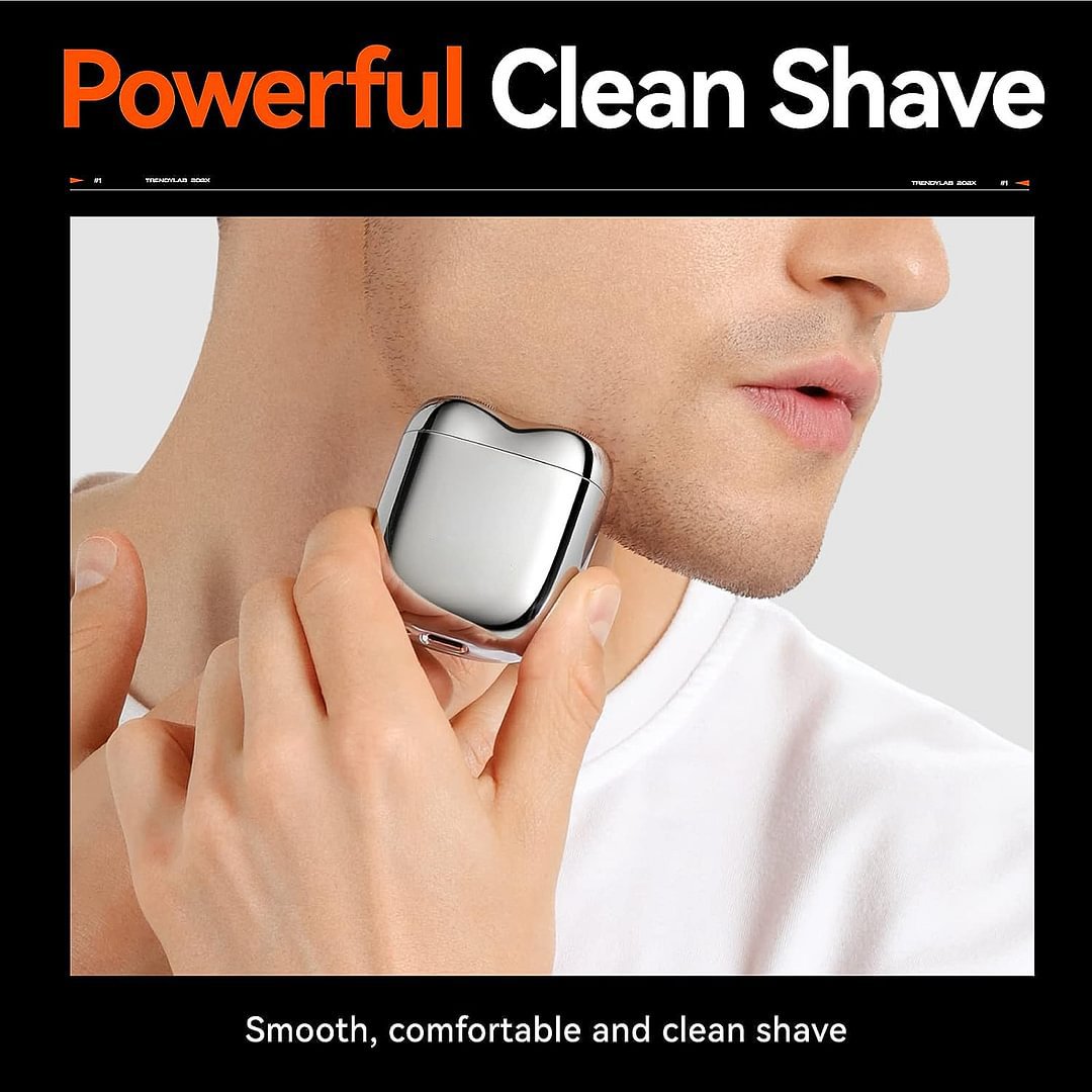 ✨HOT SALE✨ 2024 New Upgrade Pocket Shaver USB Mini Shavers for Men Rechargeable Waterproof Compact Electric Razor for Home, Car, Travel-6