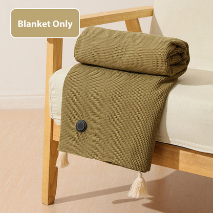 🎅Christmas Pre-sale🎁Portable Soft Zipper Electric Heated Blanket Shawl