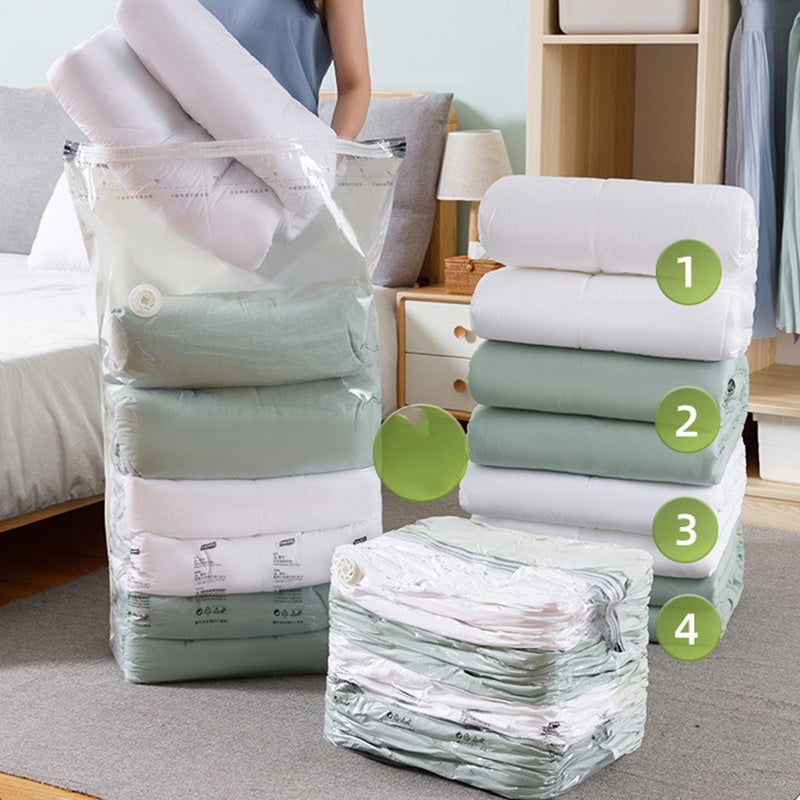 5PCS Reusable Vacuum-Free Compression Storage Bags-2