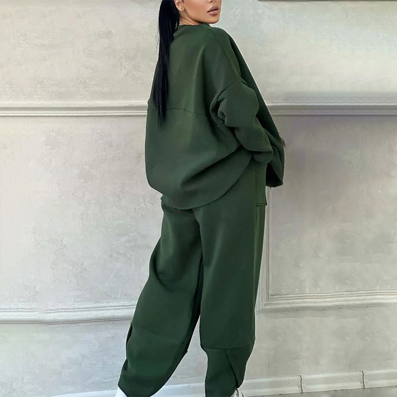 Women’s 2-Piece Oversized Sweatshirt Set-6